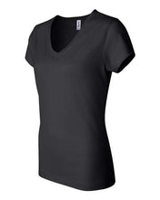 Load image into Gallery viewer, BELLA + CANVAS - Women’s Jersey V-Neck Tee - 6005
